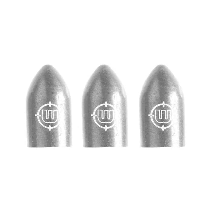 Winmau Whizlock Shaft Caps Silver