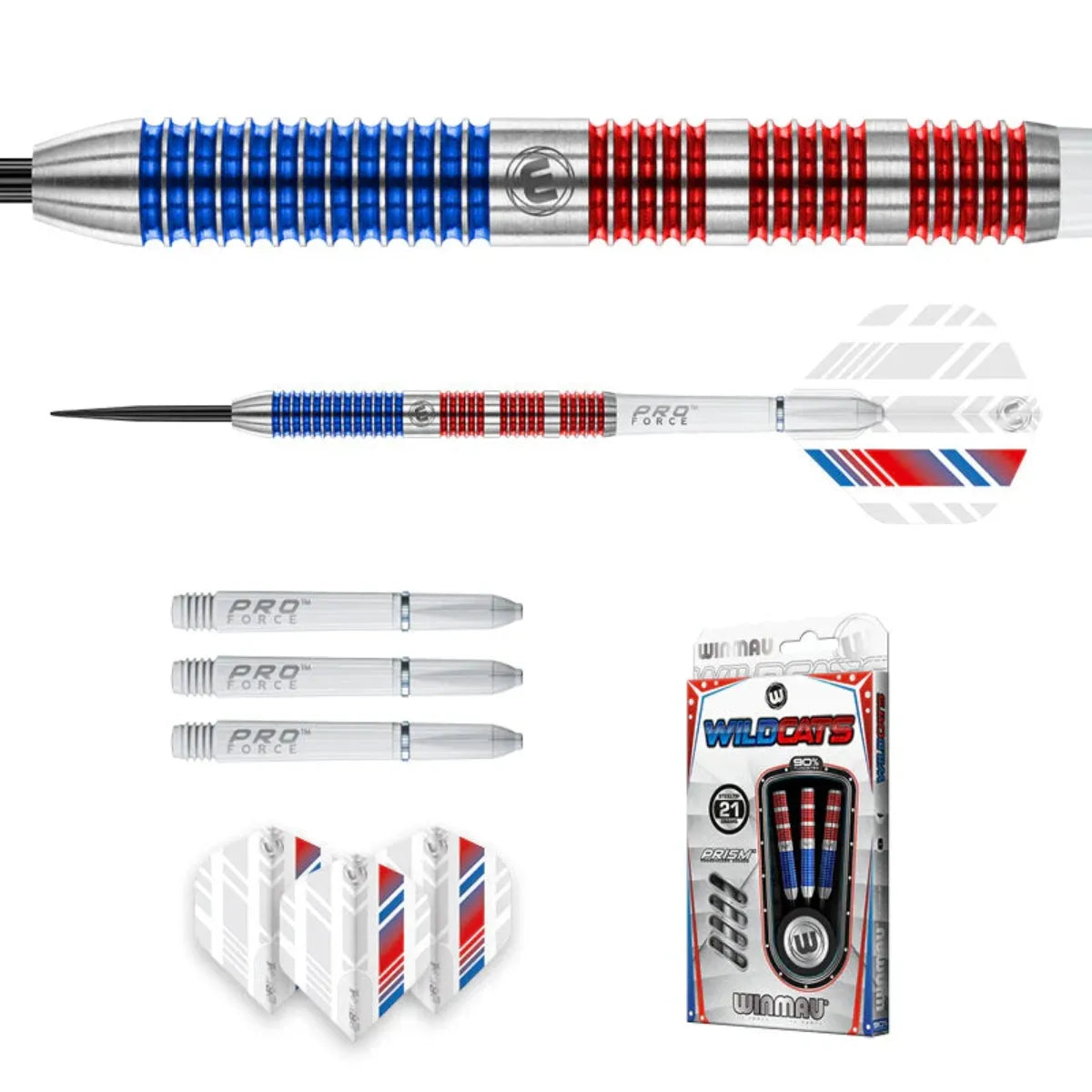 Winmau Wildcats 90% Tungsten Steel Tip Darts