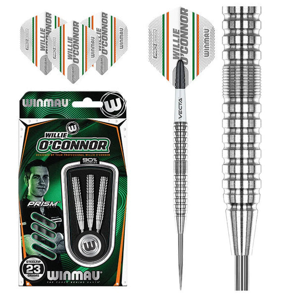 Winmau Willie O'Connor 90% Tungsten Steel Tip Darts-1-23 GRAM-Premier Darts