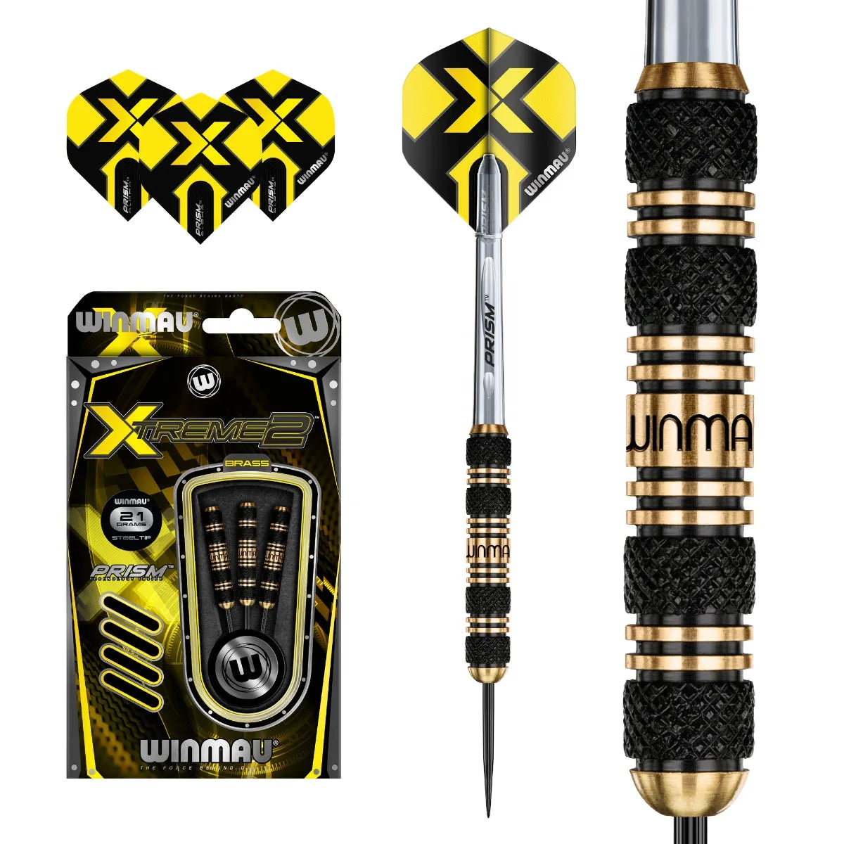 Winmau Xtreme2 Brass Steel Tip Darts
