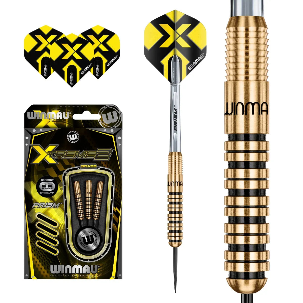 Winmau Xtreme2 Brass Steel Tip Darts