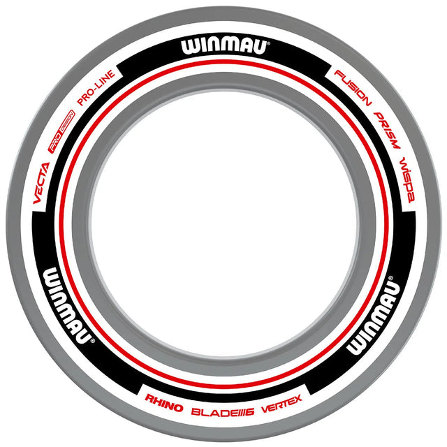 Winmau Advance White and Red Dartboard Surround