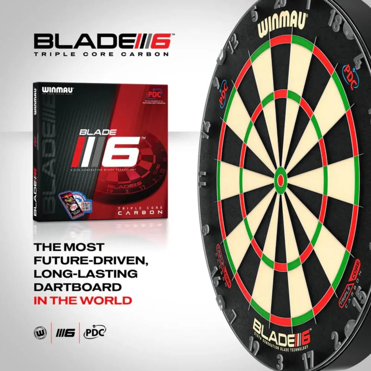 Winmau Blade 6 Triple Core Professional Level Dartboard-7-Premier Darts