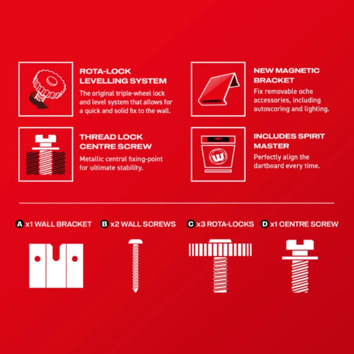 Winmau Blade X Fixing Kit-3-Premier Darts