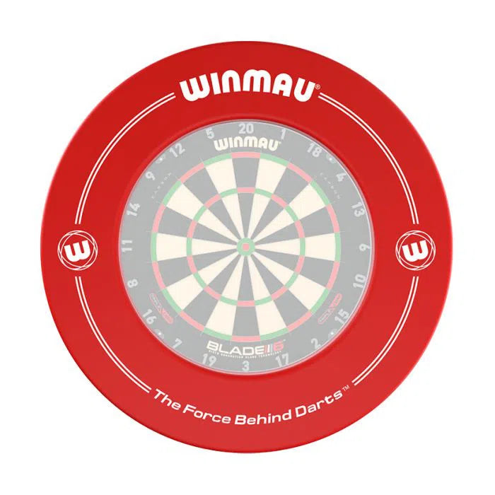 Winmau Dartboard Surround  Printed Red