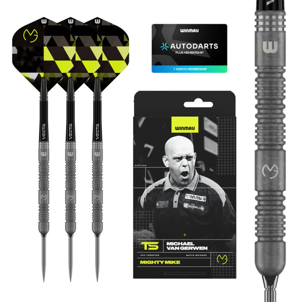 Winmau Michael van Gerwen TS SP 90% Tungsten Steel Tip Darts-1-21 GRAM-Premier Darts