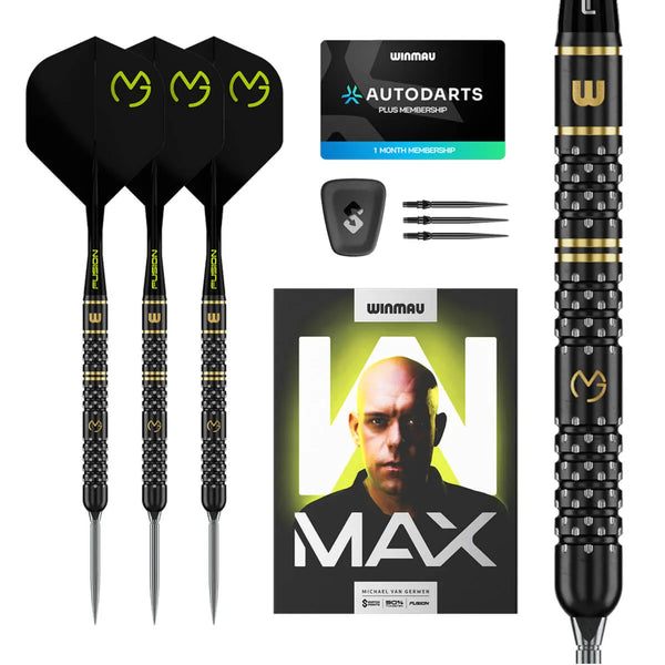 Winmau Michael van Gerwen W-Max SP 90% Tungsten Steel Tip Darts-1-22 GRAM-Premier Darts