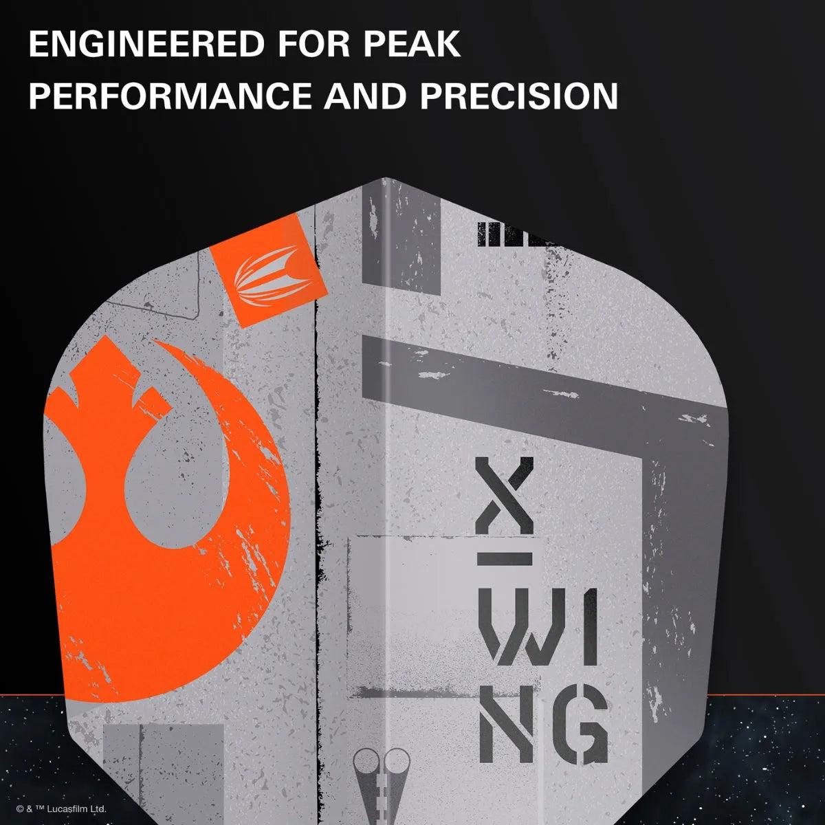 Target Darts Star Wars XWING Pro Ultra No6 Dart Flights x3 Sets