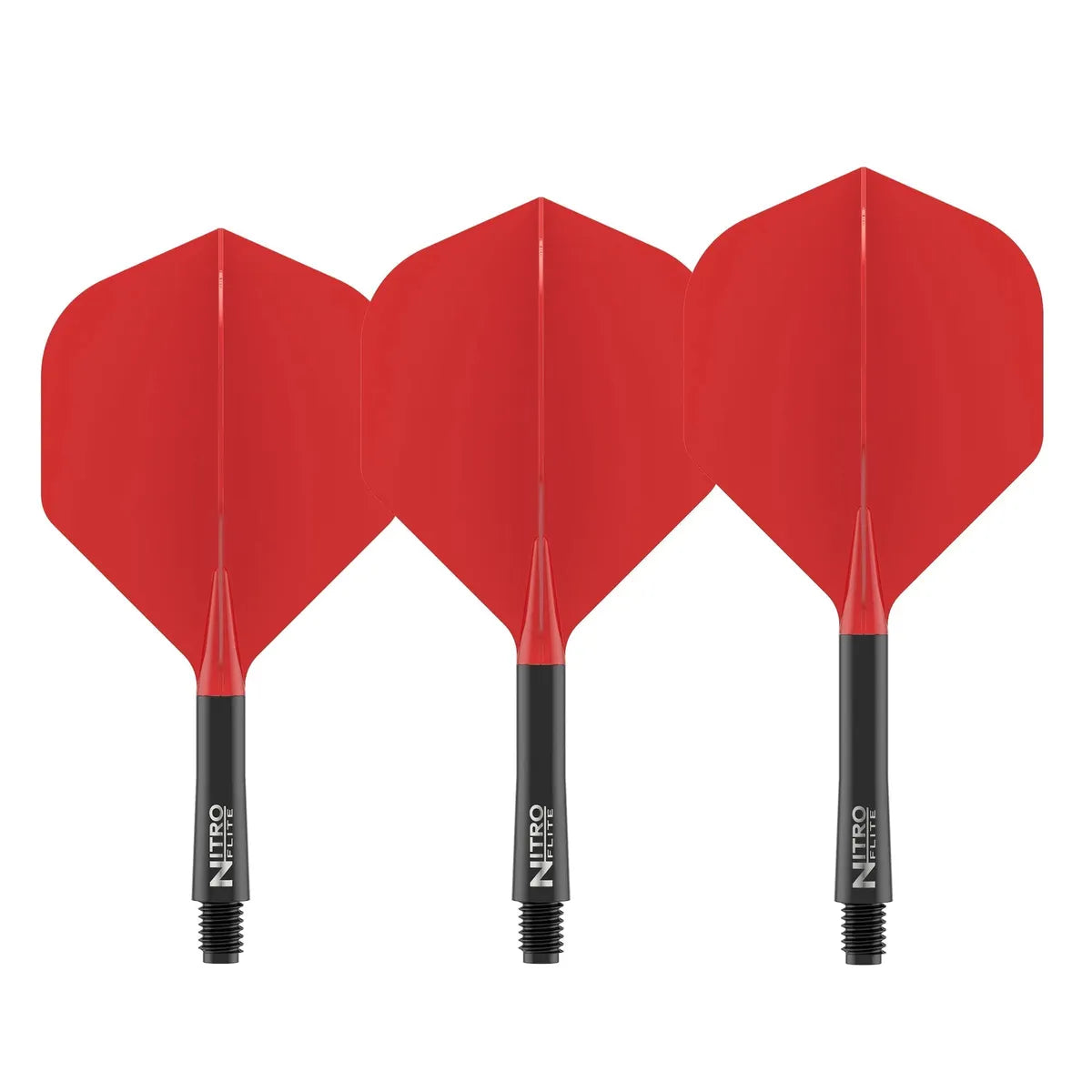 Red Dragon Nitro Flite - Integrated Flight and Shaft-29-Black-Short-Premier Darts