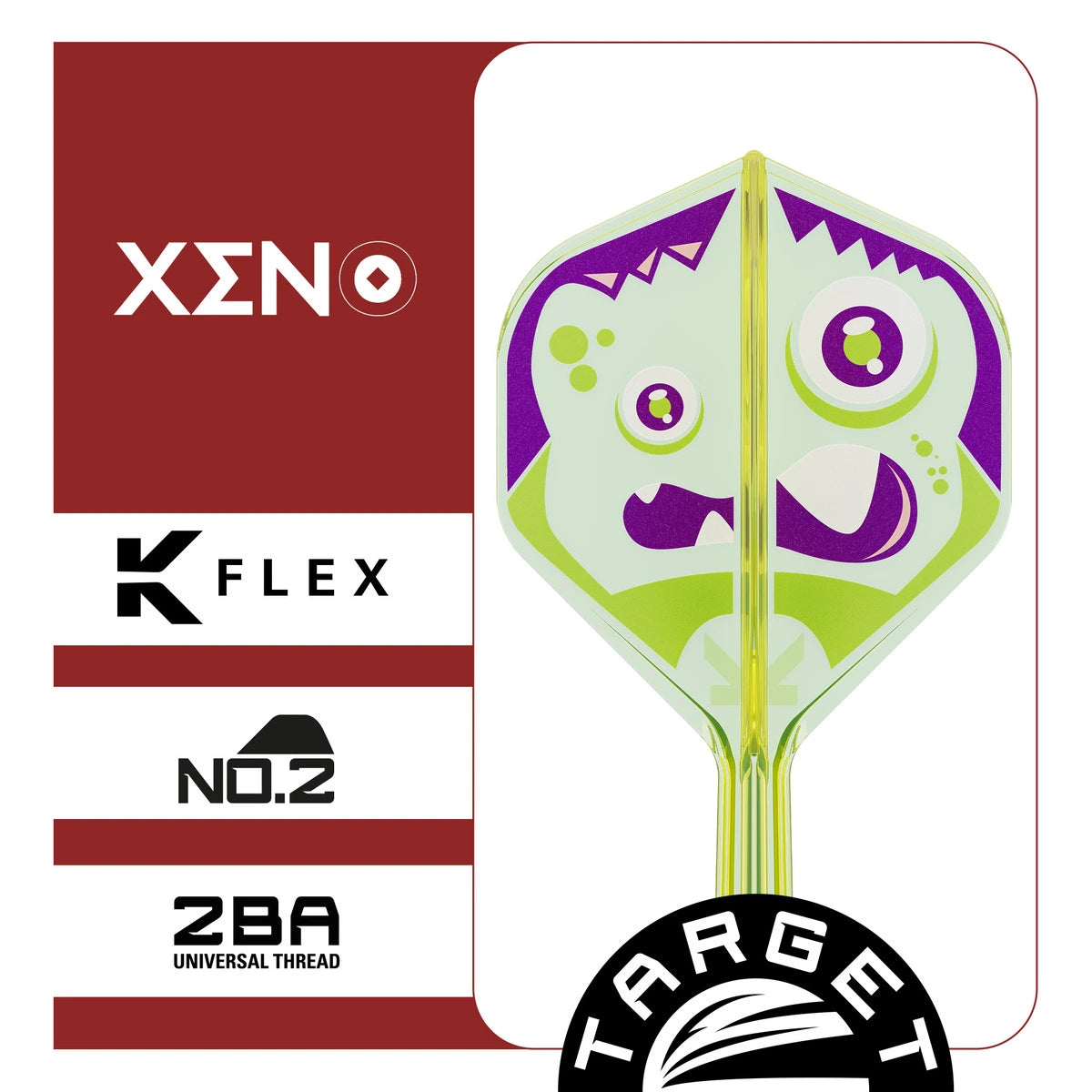 Target Japan Xeno K-Flex Flight System No2-4-Short-Premier Darts