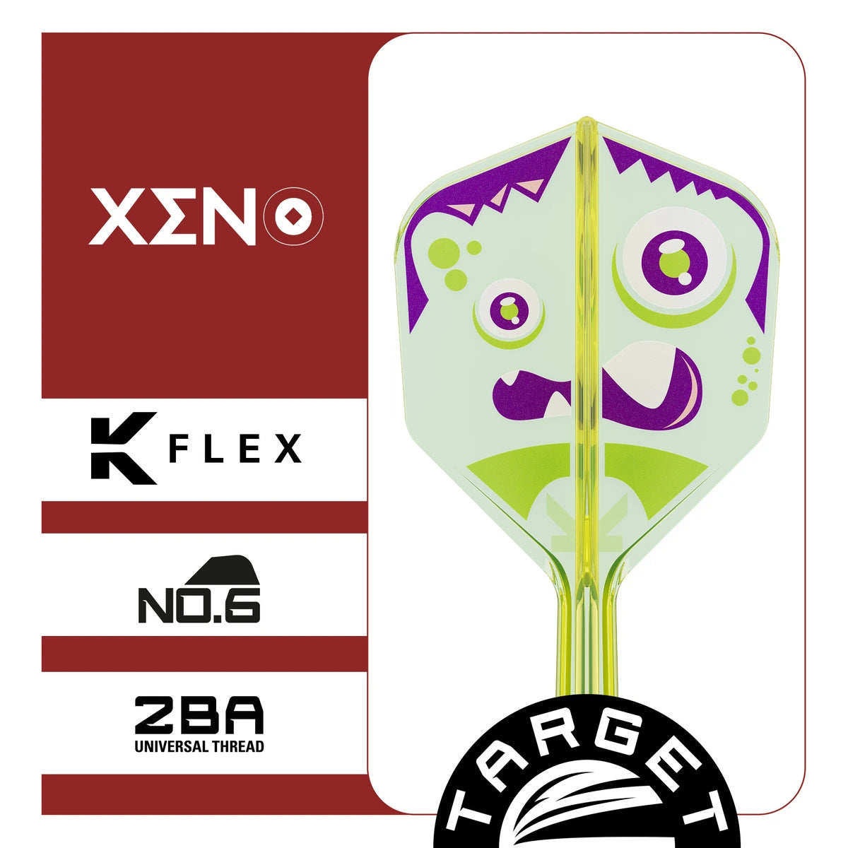 Target Japan Xeno K-Flex Flight System No6-4-Short-Premier Darts