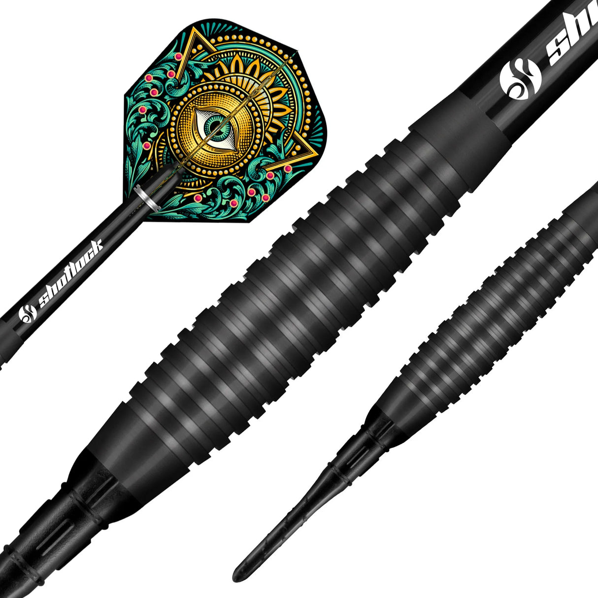 Shot Zen Series Kensho 90% Tungsten Soft Tip Darts-2-18 GRAM-Premier Darts