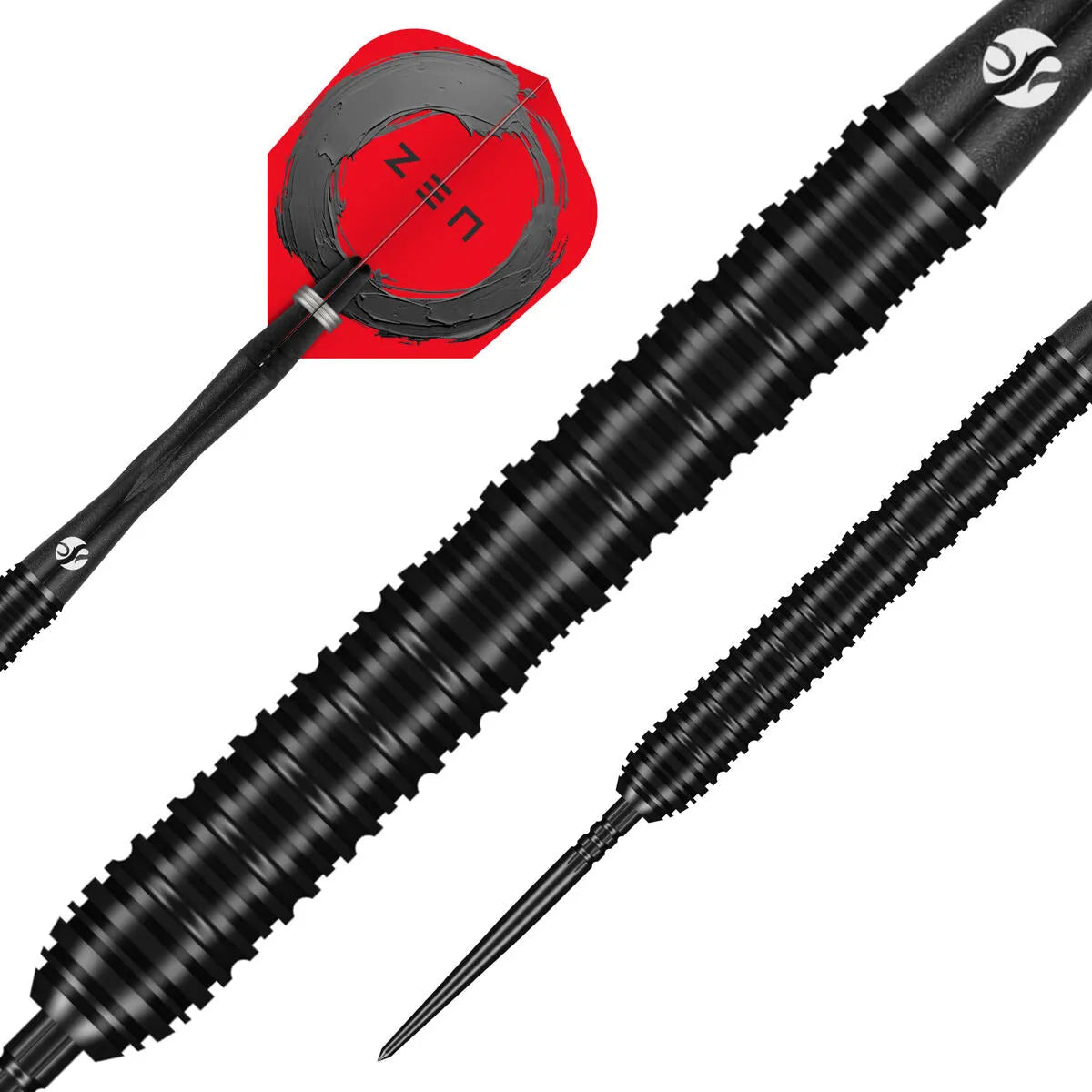 Shot Zen Straight TP 90% Tungsten Steel Tip Darts-2-23 GRAM-Premier Darts