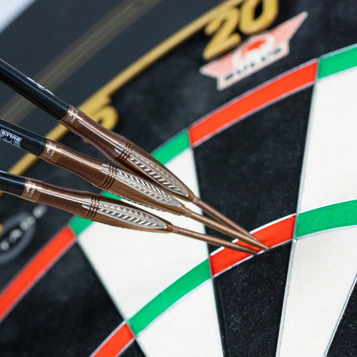 Bull's NL Bronzo Flux CP 90% Tungsten Steel Tip Darts-5-23 GRAM-Premier Darts