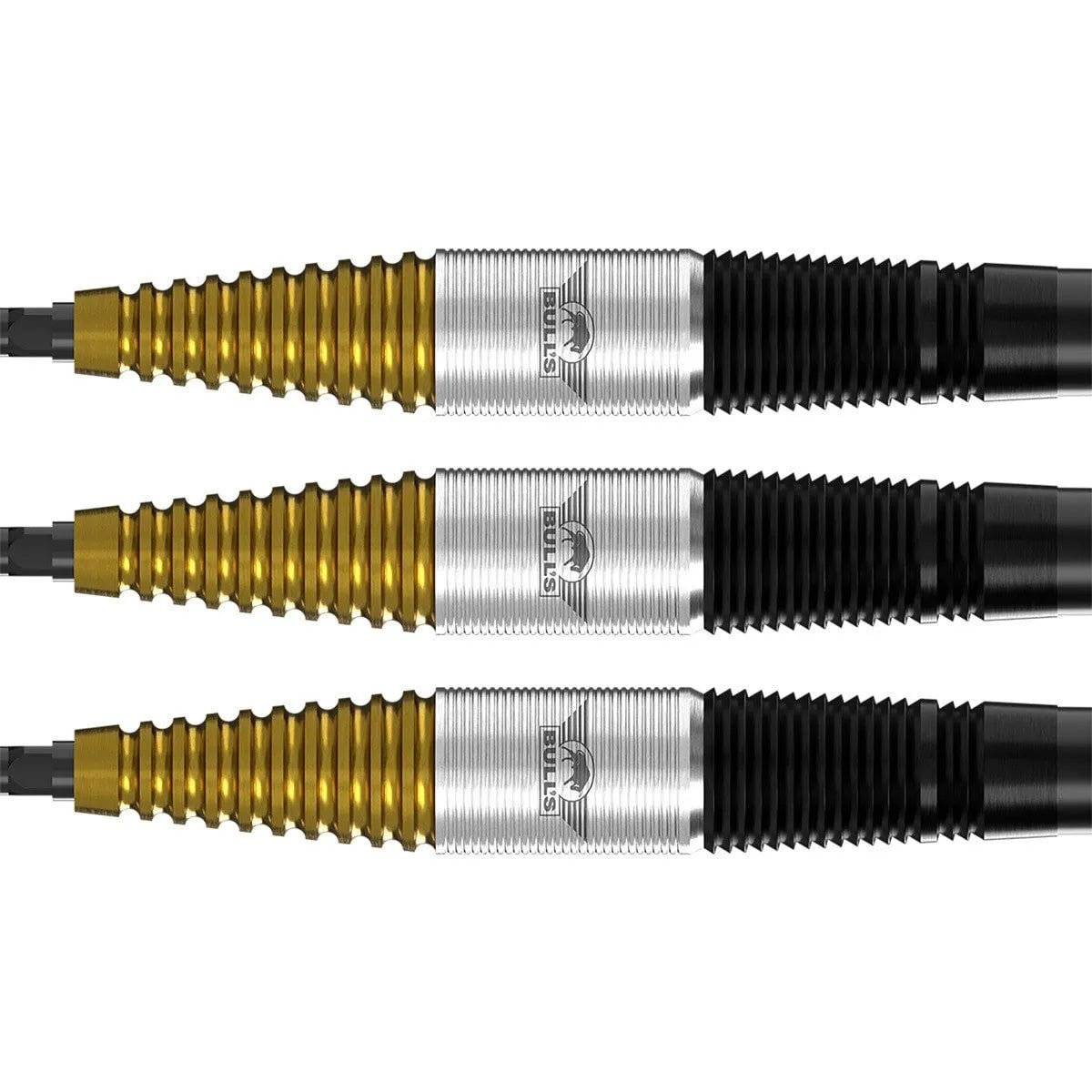 Bull's NL Massimo Dalla-Rosa CP 90% Tungsten Steel Tip Darts-3-20 GRAM-Premier Darts