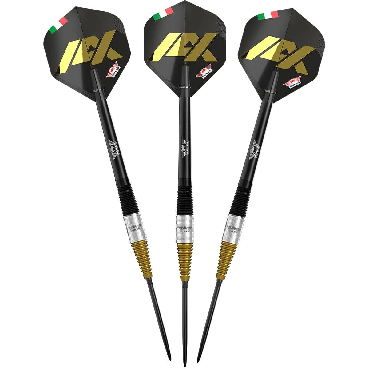 Bull's NL Massimo Dalla-Rosa CP 90% Tungsten Steel Tip Darts-4-20 GRAM-Premier Darts