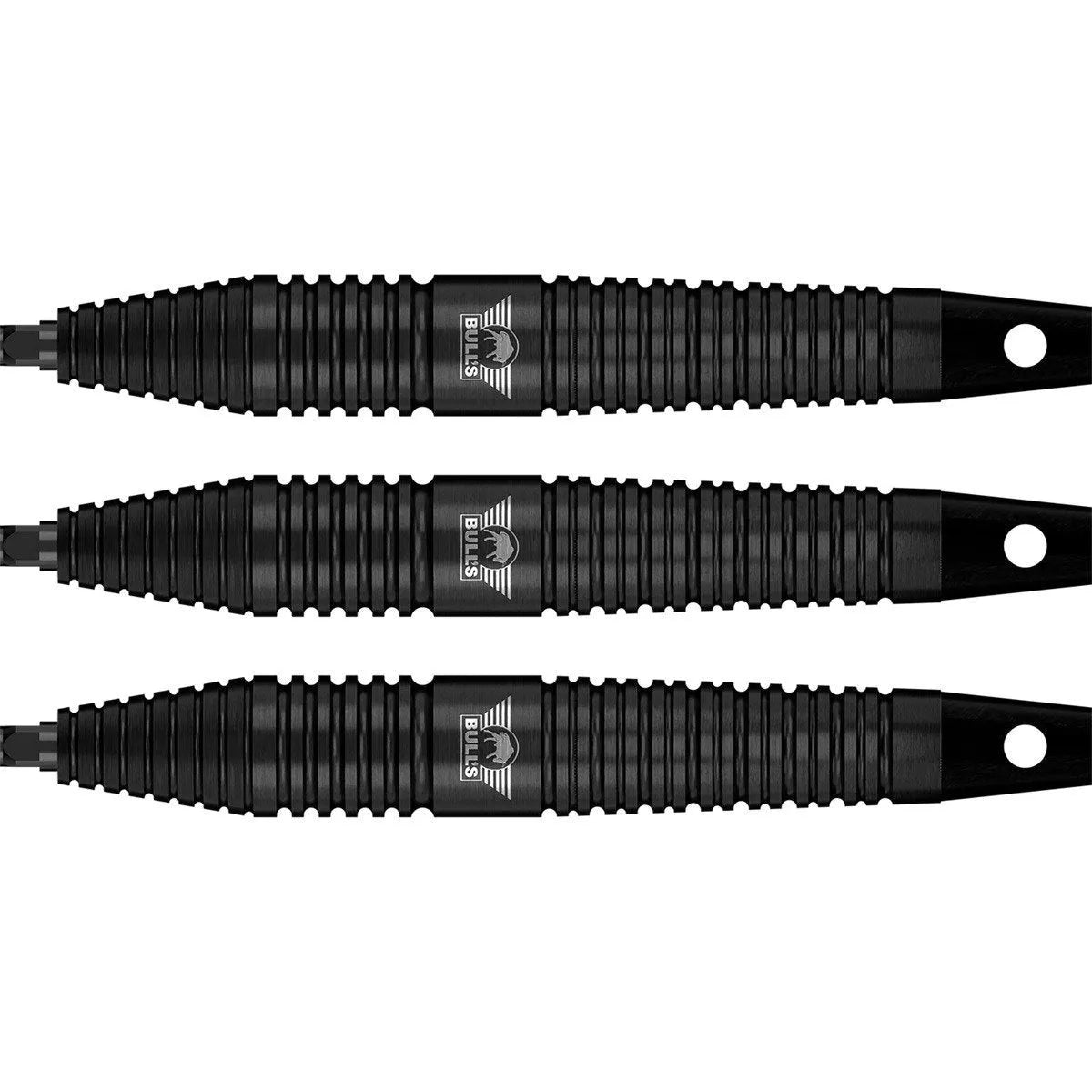 Bull's NL Max Hopp Black CP 80% Tungsten Steel Tip Darts-3-22 GRAM-Premier Darts
