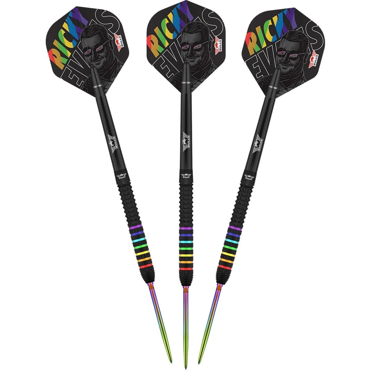 Bull's NL Ricky Evans CP 95% Tungsten Steel Tip Darts-4-22 GRAM-Premier Darts