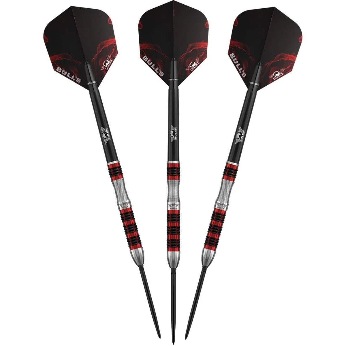 Bull's NL Red Ember CP 90% Tungsten Steel Tip Darts-4-18 GRAM-Premier Darts