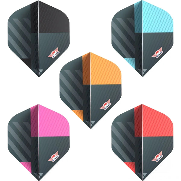 Bull's NL Series 100 Volt Flights-1-Black-Premier Darts