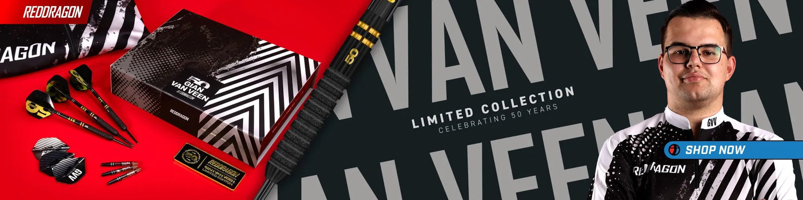 NEWS - Red Dragon Gian van Veen 50-Year Limited Edition Darts