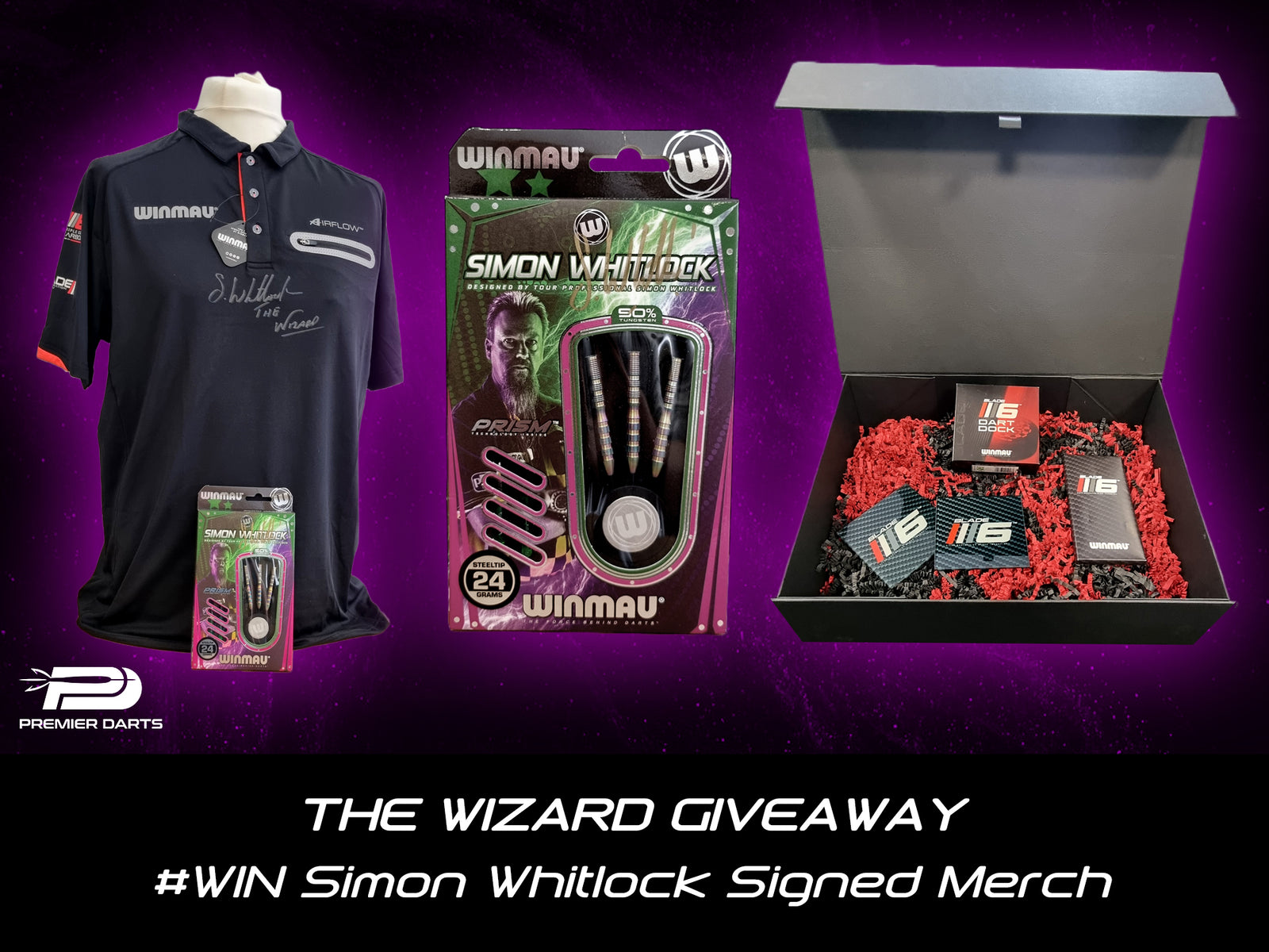 Simon Whitlock Winmau Mega Giveaway