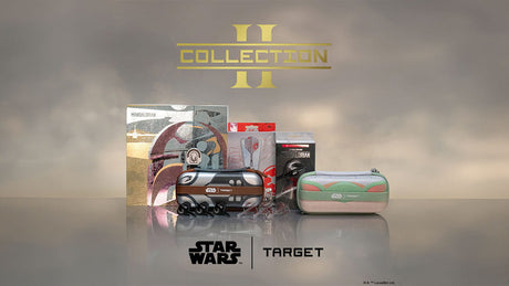 Star Wars Target Collection 2 darts and accessories, including Mandalorian-themed cases and flights.