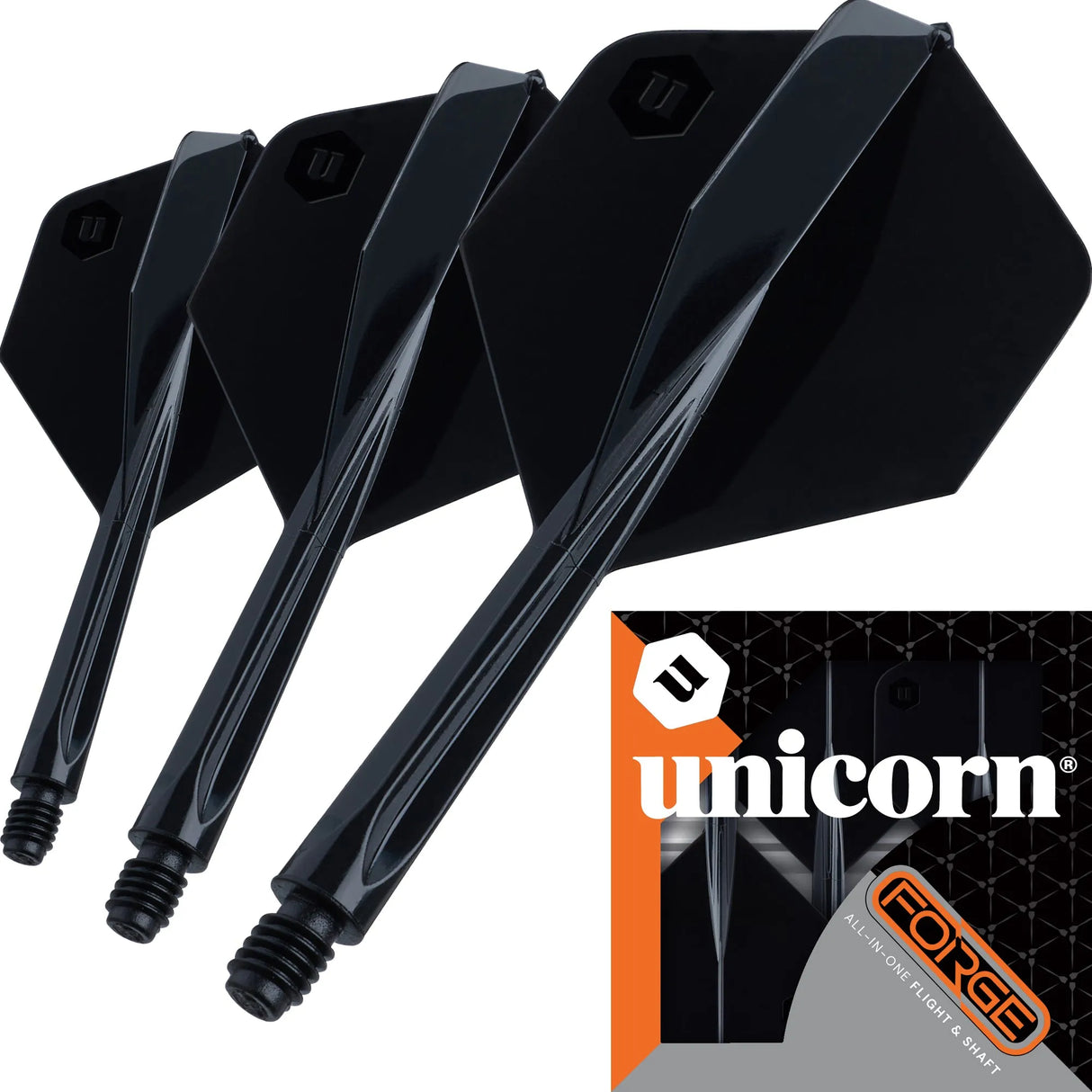 Unicorn Forge Plus All In One System-8-Black-Medium-Premier Darts
