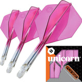 Unicorn Forge Plus Two-Tone All In One System-28-Clear Black-Medium-Premier Darts