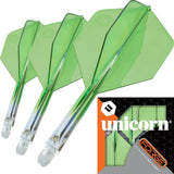 Unicorn Forge Plus Two-Tone All In One System-18-Clear Black-Medium-Premier Darts
