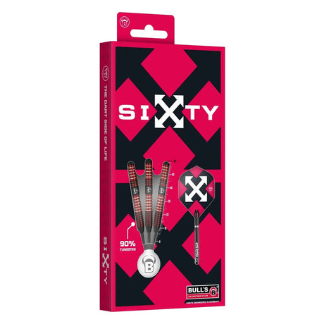 Bull's DE Sixty S1 90% Tungsten Steel Tip Darts-4-21 GRAM-Premier Darts