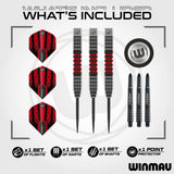 Winmau Joe Cullen Signature Edition 90% Tungsten Steel Tip Darts-3-21 GRAM-Premier Darts