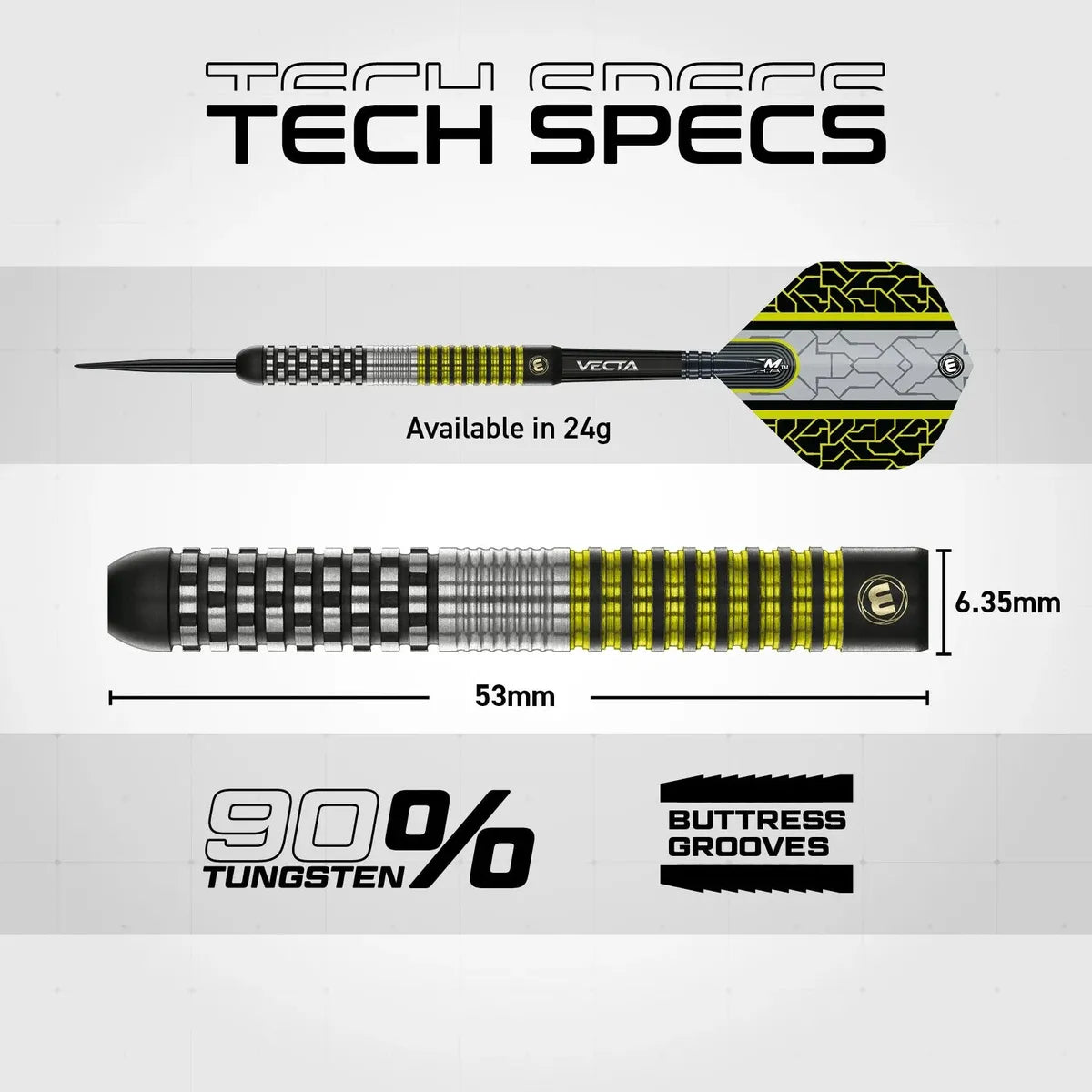 Winmau Cori Wiltshire 90% Tungsten Steel Tip Darts