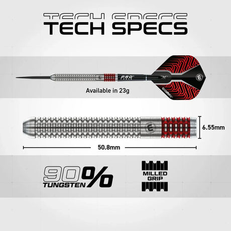 Winmau Lewis Cook 90% Tungsten Steel Tip Darts