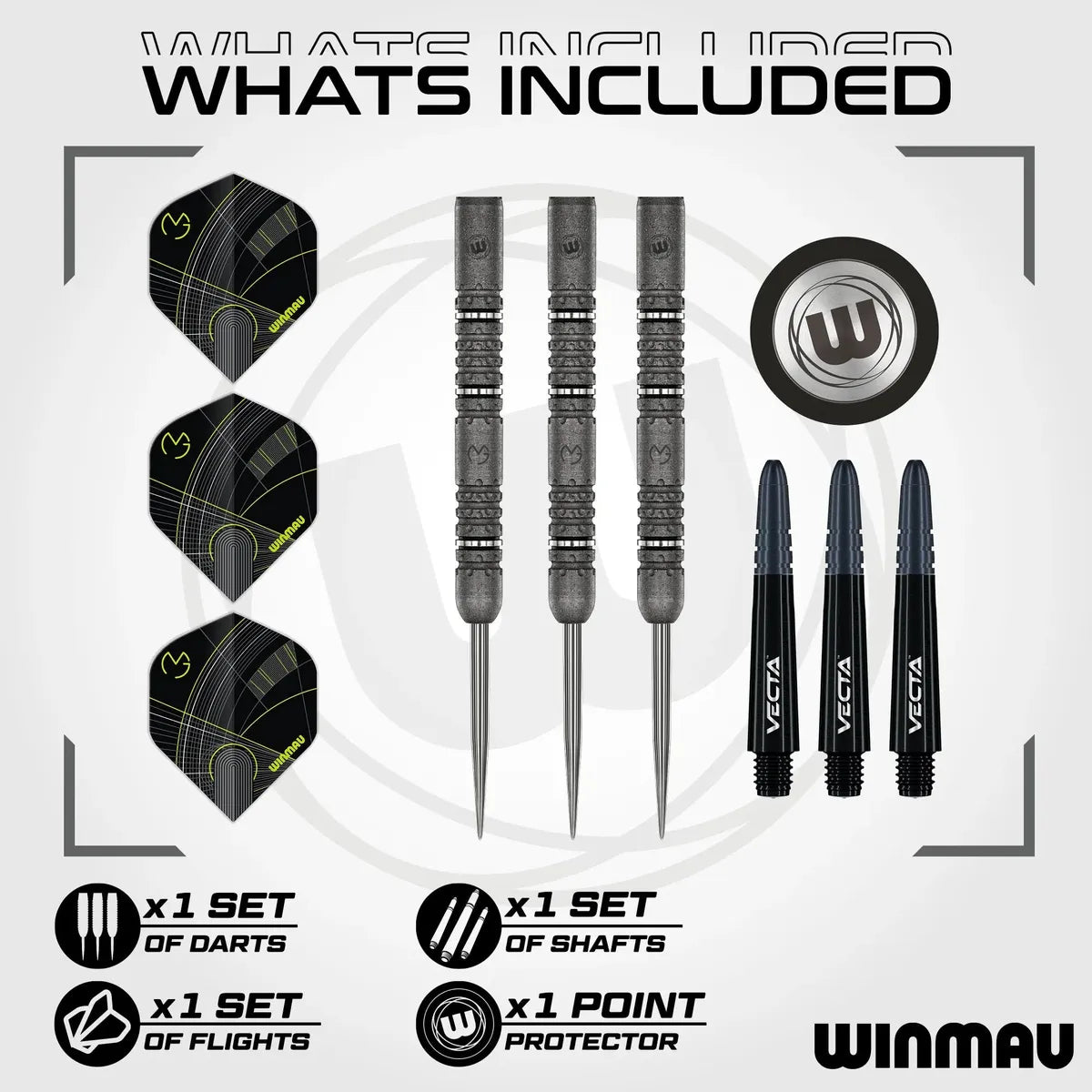 Winmau MVG Signature Edition 90% Steel Tip Darts-3-22 GRAM-Premier Darts