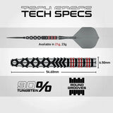 Winmau Fornax Tapered SP 90% Tungsten Steel Tip Darts-10-21 GRAM-Premier Darts