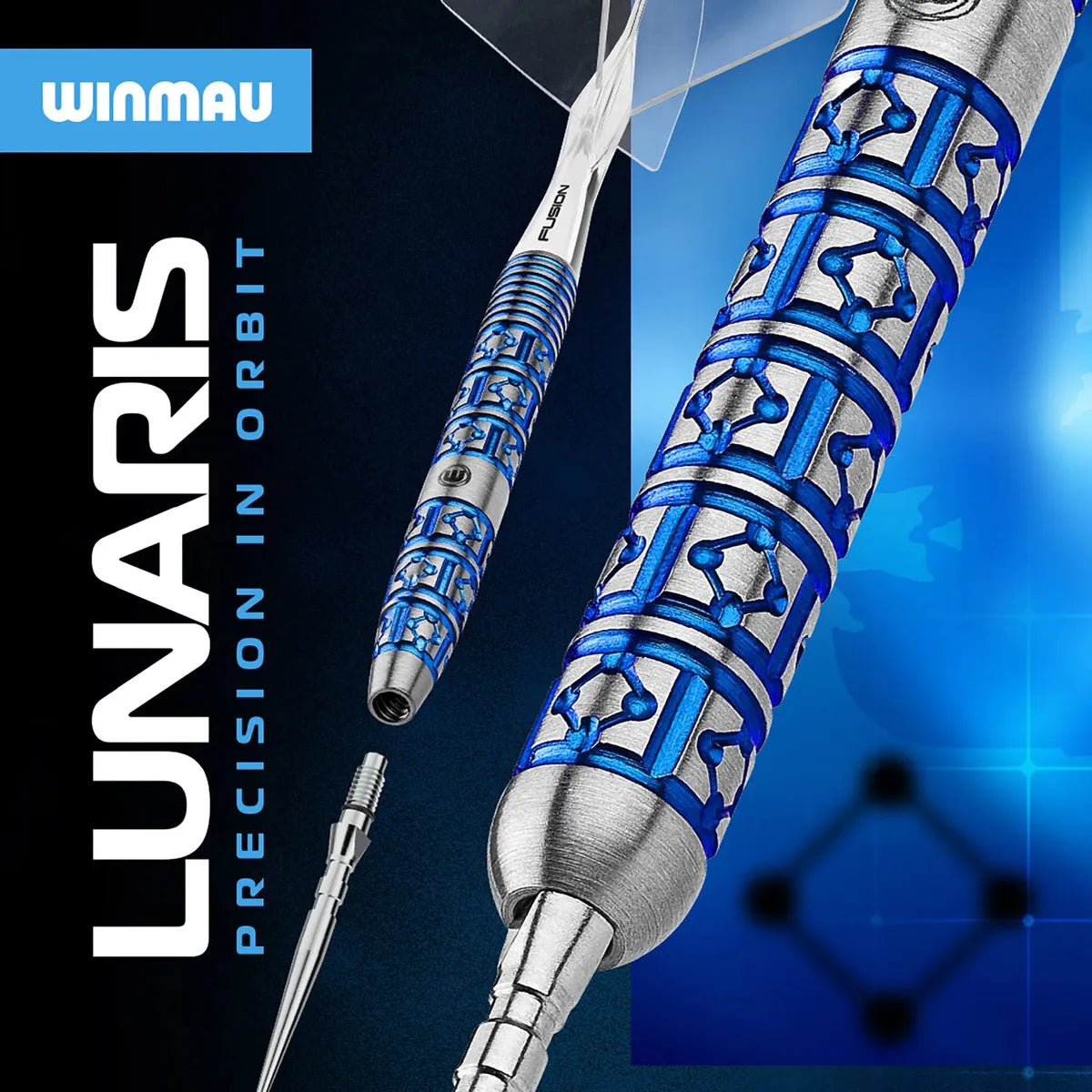 Winmau Lunaris Parallel SP 90% Tungsten Steel Tip Darts-4-23 GRAM-Premier Darts