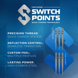 Winmau Lunaris Parallel SP 90% Tungsten Steel Tip Darts-5-23 GRAM-Premier Darts