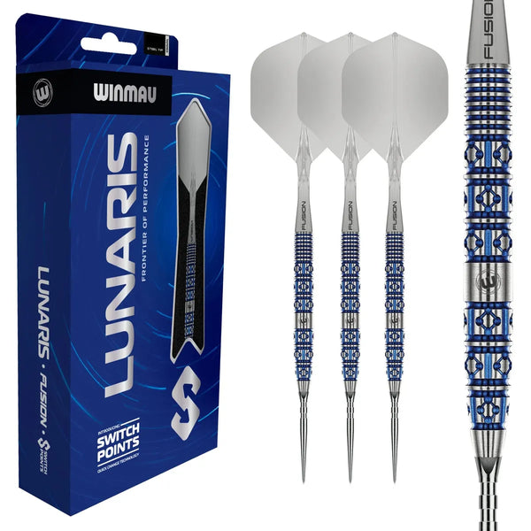 Winmau Lunaris Tapered SP 90% Tungsten Steel Tip Darts-1-22 GRAM-Premier Darts