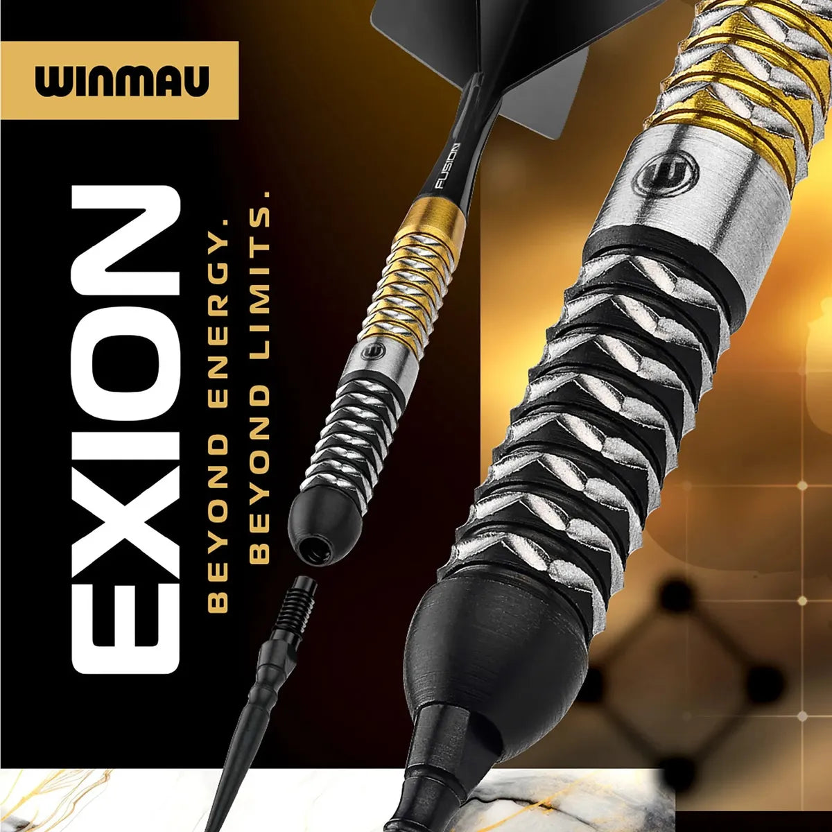 Winmau Exion Parallel SP 90% Tungsten Steel Tip Darts