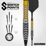 Winmau Exion Torpedo SP 90% Tungsten Steel Tip Darts-4-22 GRAM-Premier Darts