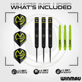 Winmau MvG SE Brass Steel Tip Darts-3-21 GRAM-Premier Darts