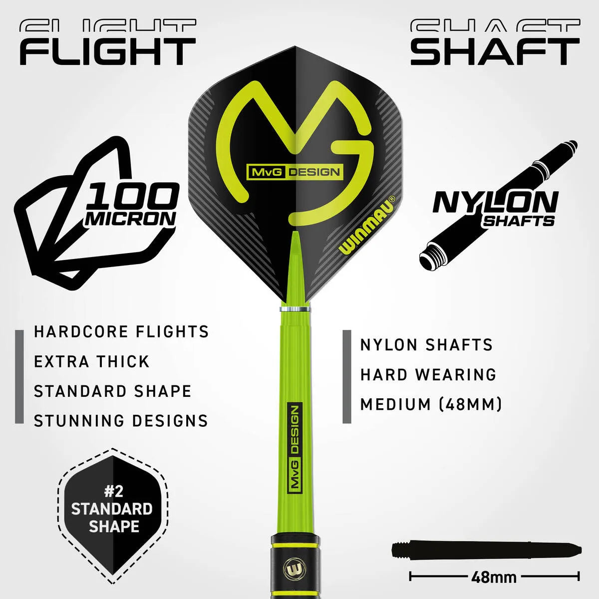 Winmau MvG SE Brass Steel Tip Darts-4-21 GRAM-Premier Darts