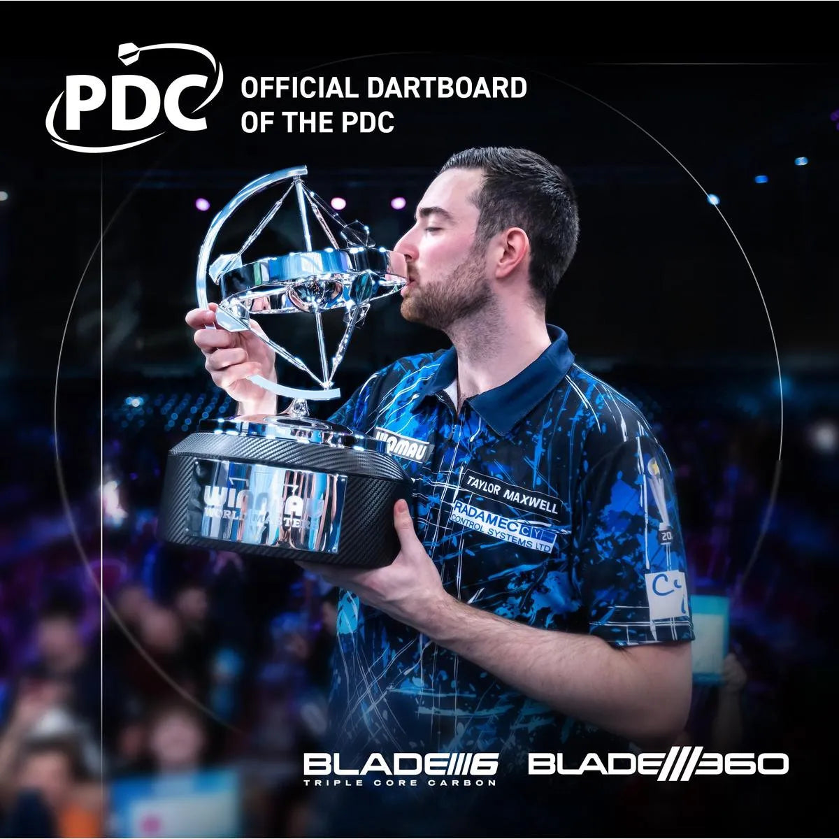 Winmau Blade 360 Polaris & NPQ Surround Bundle-12-Premier Darts