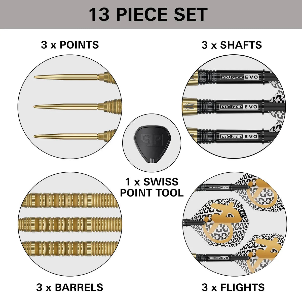 Target Darts Bolide Envy 01 90% Tungsten Steel Tip Darts-6-22 GRAM-Premier Darts