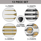 Target Darts Bolide Envy 02 90% Tungsten Steel Tip Darts-6-22 GRAM-Premier Darts
