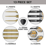 Target Darts Bolide Envy 04 90% Tungsten Steel Tip Darts-6-21 GRAM-Premier Darts
