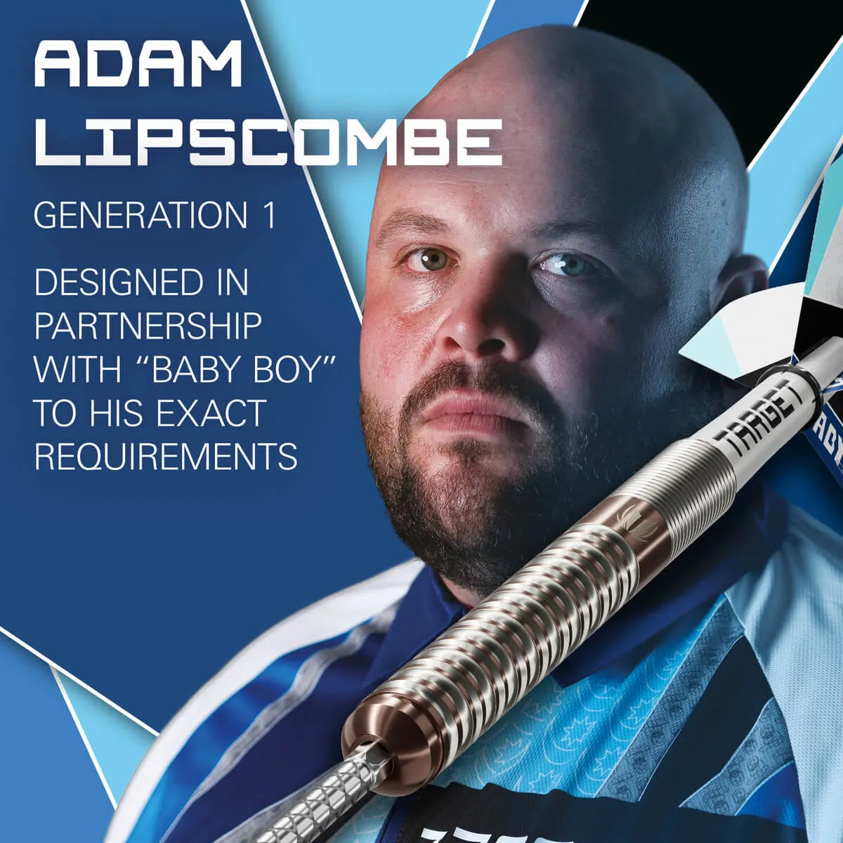 Target Darts Adam Lipscombe G1 SP 90% Tungsten Steel Tip Darts-4-25 GRAM-Premier Darts
