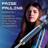 Target Darts Paige Pauling G1 SP 90% Tungsten Steel Tip Darts-4-22 GRAM-Premier Darts
