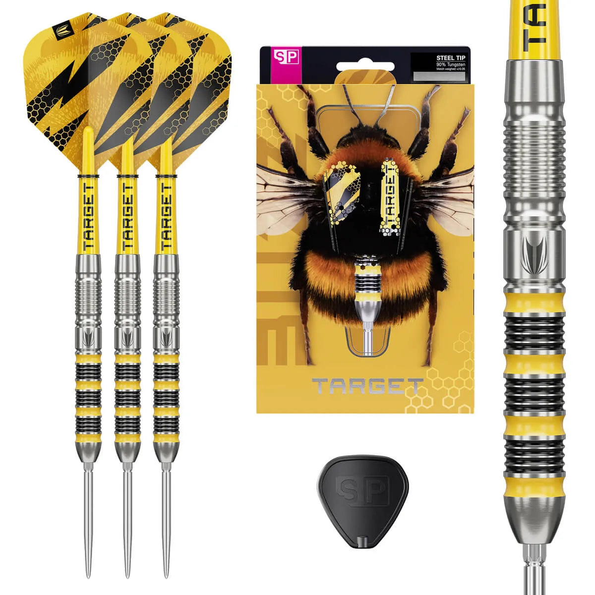 Target Darts Buzz 01 SP 90% Tungsten Steel Tip Darts-3-22 GRAM-Premier Darts